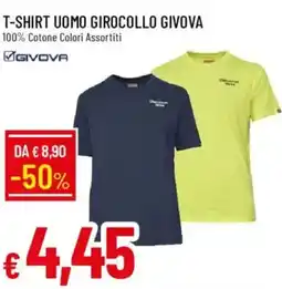 Galassia T-shirt uomo girocollo Givova offerta
