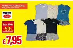 Galassia Pigiama corto uomo/donna Athena By Liabel offerta