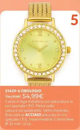 Cristian Lay Orologio Cristian Lay offerta