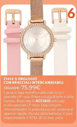 Cristian Lay Orologio con bracciali intercambiabili offerta