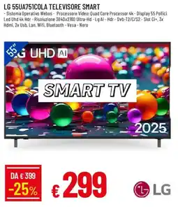 Galassia LG 55UA751COLA TELEVISORE SMART offerta