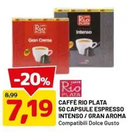 DPiù Caffè Rio Plata offerta