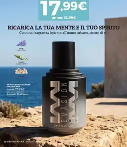 Cristian Lay Eau de parfum evasion men offerta