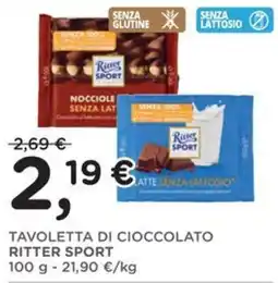Orvea Tavoletta di cioccolato Ritter Sport offerta