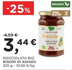 Orvea Nocciolata Bio Rigoni di Asiago offerta