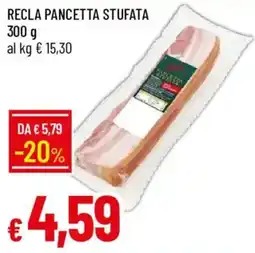 Galassia Recla pancetta stufata offerta