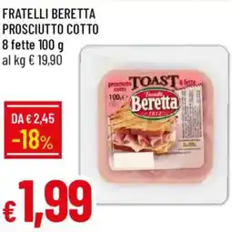 Galassia Prosciutto cotto Beretta offerta