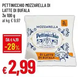 Galassia Mozzarella di latte di bufala Pettinicchio offerta
