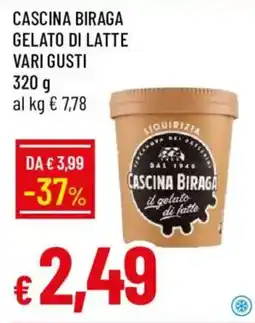 Galassia Cascina Biraga gelato di latte offerta