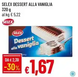 Galassia Selex dessert alla vaniglia offerta
