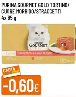 Galassia Purina Gourmet Gold tortino cuore morbido offerta