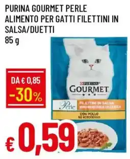 Galassia Purina Gourmet Perle filettini in salsa offerta
