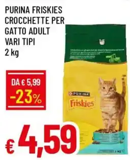 Galassia Purina Friskies crocchette per gatto adulto offerta