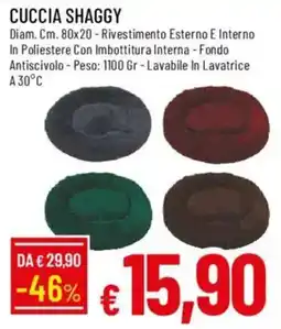 Galassia Cuccia shaggy offerta