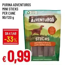 Galassia Purina Adventuros mini sticks offerta