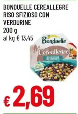 Galassia Bonduelle Cereallegre Riso sfizioso con verdurine offerta