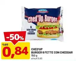 DPiù Ched'Up Burger offerta