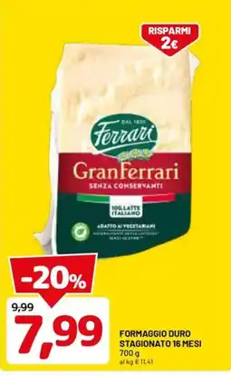 DPiù GranFerrari senza conservanti offerta