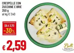 IperFamila Crespelle con zucchine e brie offerta