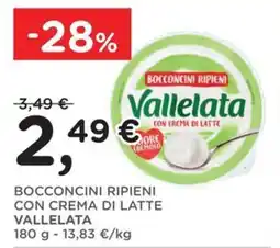 Orvea Bocconcini ripieni con crema di latte Vallelata offerta