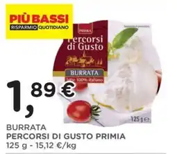 Orvea Burrata Percorsi di Gusto Primia offerta