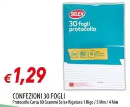 Galassia Protocollo Carta Selex offerta