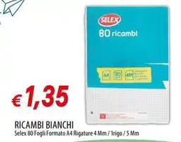 Galassia Selex 80 Fogli Formato A4 offerta