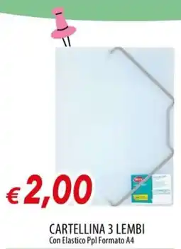 Galassia Cartellina 3 lembi offerta