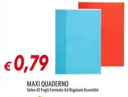 Galassia Maxi quaderno Selex offerta
