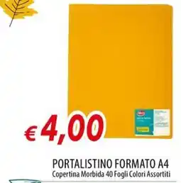 Galassia Portalistino formato A4 offerta