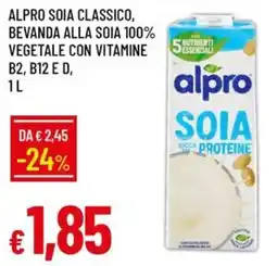 IperFamila Alpro soia classico offerta