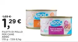Orvea Filetti di pollo per cane ADOC offerta