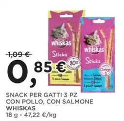 Orvea Snack per gatti Whiskas offerta