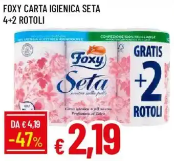 Foxy carta igienica seta