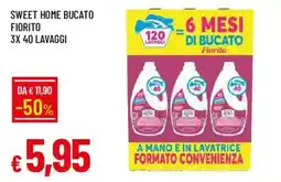 Galassia Sweet Home bucato fiorito offerta