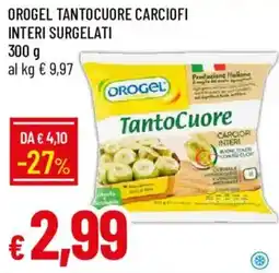 Galassia Orogel tantocuore carciofi interi surgelati offerta