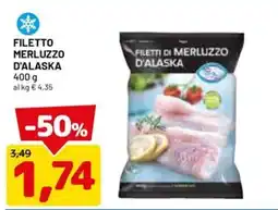 DPiù Filetti di merluzzo d'alaska offerta