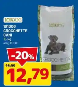 DPiù 101DOG CROCCETTE CANI offerta