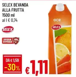Galassia Bevanda alla frutta Selex offerta