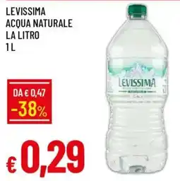 Galassia Acqua naturale Levissima offerta