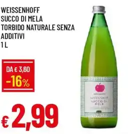 Galassia Weissenhoff succo di mela offerta