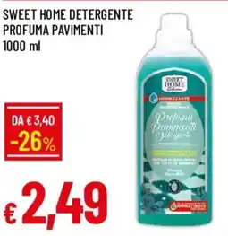 Galassia Sweet Home Detergente Profuma Pavimenti offerta