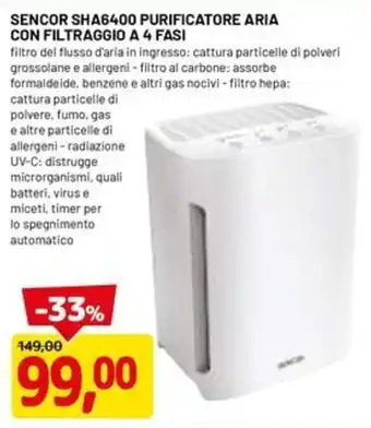 Sencor purificatore aria