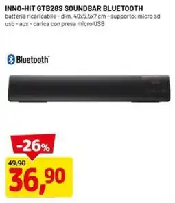 DPiù Inno-hit soundbar bluetooth offerta