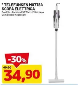 DPiù Scopa elettrica Telefunken offerta