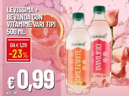 Galassia Levissima bevanda con vitamine vari tipi offerta
