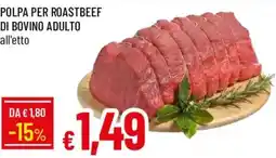 Galassia Polpa per roastbeef di bovino adulto offerta