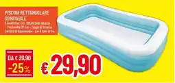 Galassia Piscina rettangolare gonfiabile offerta