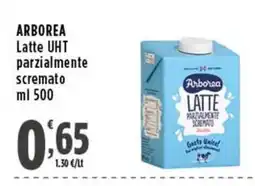 Rossotono Carrefour Arborea Latte UHT parzialmente scremato offerta