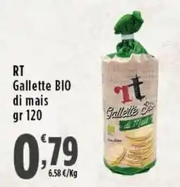 Rossotono Carrefour Gallette BIO di Mais offerta
